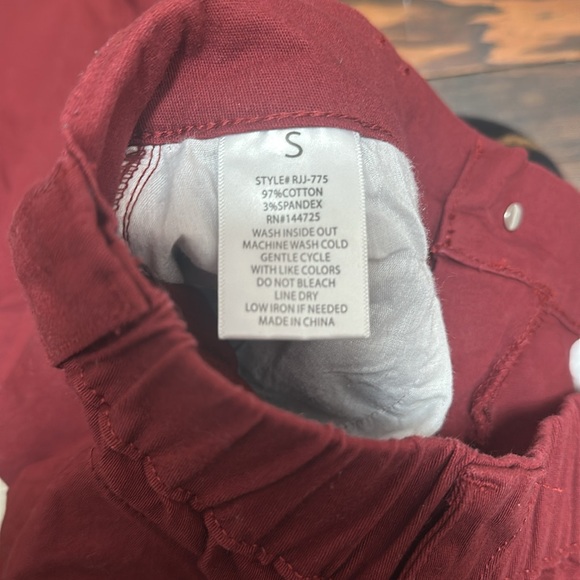 Maroon stretchy joggers - Picture 3 of 3